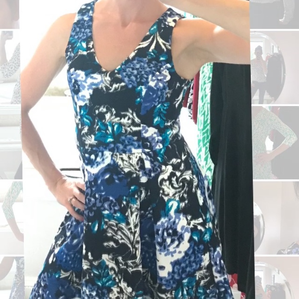 Dex brand pleated floral dress sz small - Picture 8 of 8